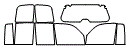 Tint Kit pattern for the 2004 Jeep Liberty