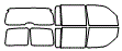 Tint Kit pattern for the 2012 Jeep Liberty