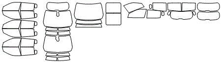 Tint Kit pattern for the 2019 Jeep Compass