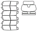 Tint Kit pattern for the 2023 Jeep Renegade