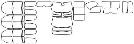 Tint Kit pattern for the 2025 Jeep Wagoneer