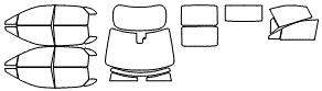 Tint Kit pattern for the 2016 Lexus RX