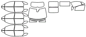 Tint Kit pattern for the 2021 Lexus RX