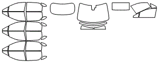 Tint Kit pattern for the 2022 Lexus RX