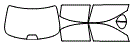Tint Kit pattern for the 2003 Lexus ES 300