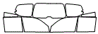 Tint Kit pattern for the 2005 Lexus GX470