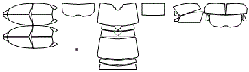 Tint Kit pattern for the 2020 Lexus NX