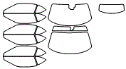 Tint Kit pattern for the 2026 Lexus LC