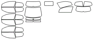 Tint Kit pattern for the 2008 Volkswagen R32