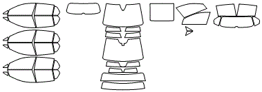 Tint Kit pattern for the 2026 Volkswagen Golf R