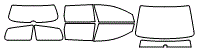 Tint Kit pattern for the 2008 Volkswagen Passat