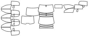 Tint Kit pattern for the 2022 Volkswagen Passat