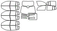 Tint Kit pattern for the 2017 Volkswagen Tiguan