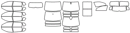 Tint Kit pattern for the 2026 Volkswagen Taos (Canada)