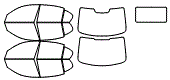 Tint Kit pattern for the 2008 BMW M3