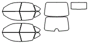 Tint Kit pattern for the 2006 Subaru Outback