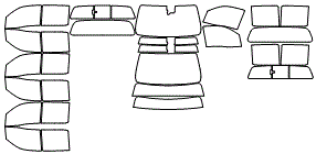 Tint Kit pattern for the 2026 Nissan Frontier