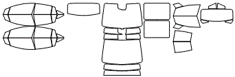 Tint Kit pattern for the 2026 Mercedes Benz EQE Sedan