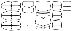 Tint Kit pattern for the 2025 Nissan Ariya
