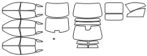 Tint Kit pattern for the 2026 Toyota Crown