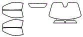 Tint Kit pattern for the 2024 Ferrari 812 GTS