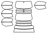 Tint Kit pattern for the 2011 Porsche Boxster