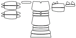 Tint Kit pattern for the 2024 Lamborghini Huracan