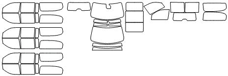 Tint Kit pattern for the 2026 Jeep Grand Wagoneer L