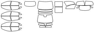 Tint Kit pattern for the 2025 VinFast VF8