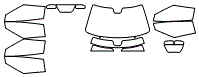 Tint Kit pattern for the 2024 Ferrari 812 Competizione A