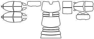 Tint Kit pattern for the 2025 Acura ZDX