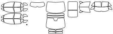 Tint Kit pattern for the 2027 Chevrolet Blazer EV