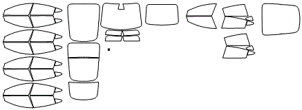 Tint Kit pattern for the 2024 Tesla Model 3 (New Generation)