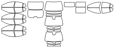 Tint Kit pattern for the 2026 Toyota Camry