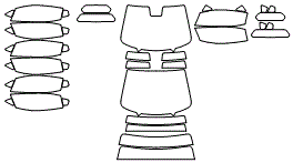 Tint Kit pattern for the 2027 Lamborghini Revuelto