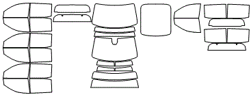 Tint Kit pattern for the 2026 GMC Sierra EV