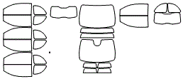 Tint Kit pattern for the 2025 Fiat 500e