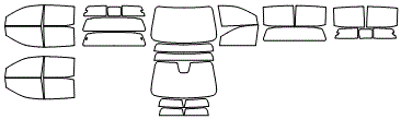 Tint Kit pattern for the 2026 Ford Ranger