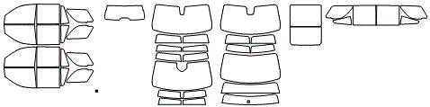 Tint Kit pattern for the 2026 GMC Yukon