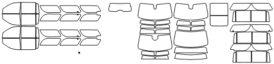 Tint Kit pattern for the 2026 GMC Yukon XL