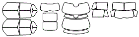 Tint Kit pattern for the 2026 MINI Cooper 4 Door