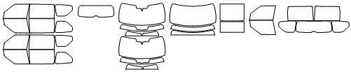 Tint Kit pattern for the 2027 Infiniti QX80