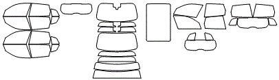 Tint Kit pattern for the 2026 BMW X3