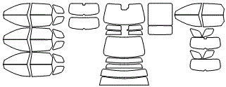 Tint Kit pattern for the 2026 Toyota Crown Signia