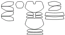 Tint Kit pattern for the 2025 Ferrari SF90 XX Stradale
