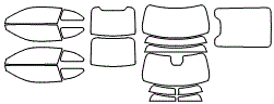 Tint Kit pattern for the 2027 Dodge Charger