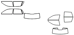 Tint Kit pattern for the 2005 Rolls Royce Phantom