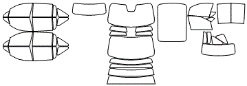Tint Kit pattern for the 2026 Cadillac Escalade IQ