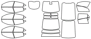 Tint Kit pattern for the 2027 Tesla Model Y