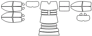Tint Kit pattern for the 2026 Acura ADX